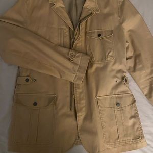 Theory Mens field jacket in khaki. Excellent quality, designer. Good condition